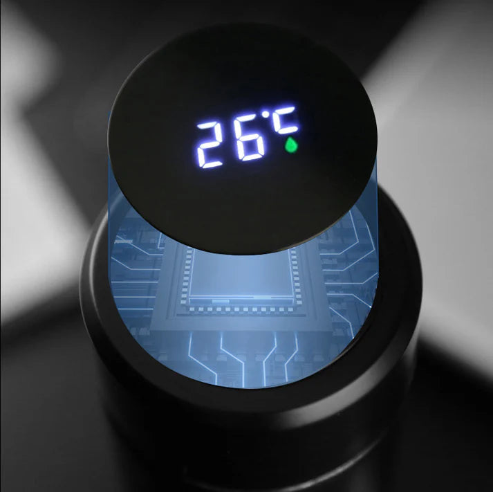 Smart Thermos Stainless Steel - Double Walled Insulated with LED Temperature Display